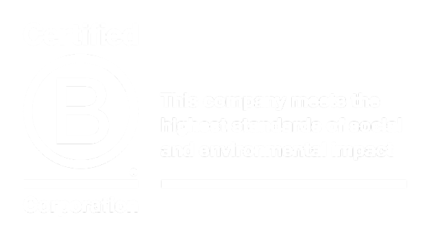 Certified B Corporation. This company meets the highest standards of social and environmental impact.